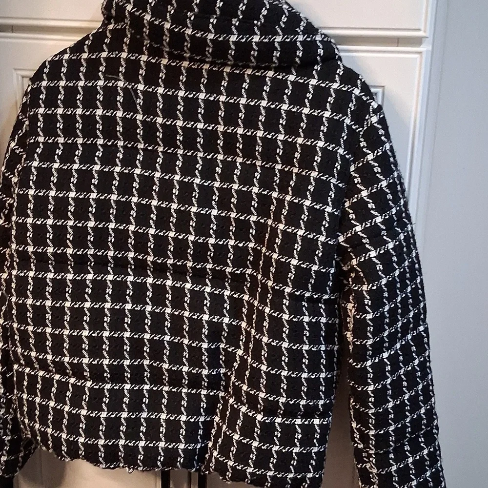 NWT Jason Wu Black & White Tweed Puffer - Picture 9 of 9